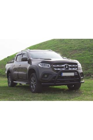 Mercedes X-class Off Road Ön Tampon Koruma Demiri Siyah Faceoff Black 2017+ Pst15