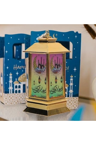 Ramazan Temalı Küçük Kare Kubbe Led Lamba Diğer