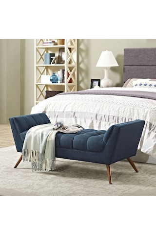 Anka Puf Bench Bank Mavi