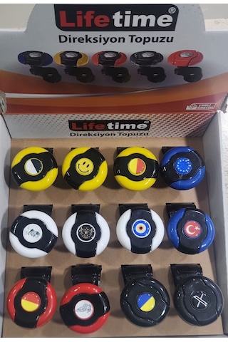 Sarı-siyah Dönebilen Vites Topuzu Kartal Stickerlı Çok Renkli