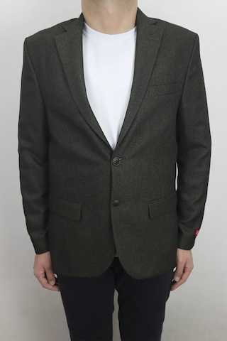 Moda Dmctekstil Erkek Düz Spor Kesim Normal Kalıp Çift Düğme Çift Yırtmaçlı Blazer Ceket Haki