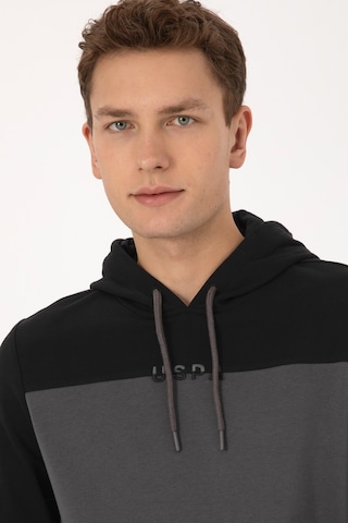 U.s. Polo Assn. Erkek Siyah Sweatshirt 50315453-vr046 Siyah