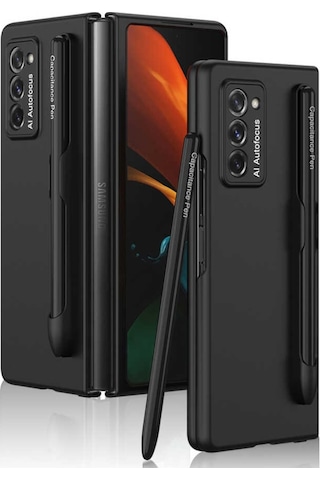 Samsung Uyumlu Galaxy Z Fold 2 Kilif S Pen Kalem Yuvali Kapak 537721388