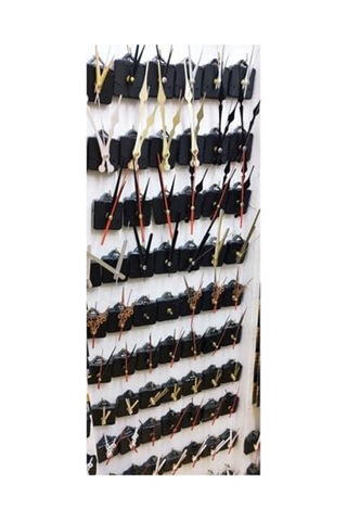 10 Mm Şaftlı Duvar Saat Mekanizması İle Sessiz Saat Motoru 0240-keçe-şekilli-48cm
