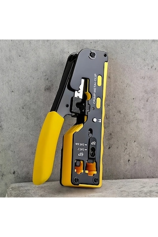 Xuweiwei Ethernet Cat8 7 6a 6 5e Ve Rj11 12 Telefon Bağlantıları İçin Metal Modüler Bağlantı Klemi Ağ Pensesi