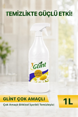 Glint Çok Amaçlı Bitkisel İçerikli Temizleyici Yağ Çözücü Ve Kireç Sökücü Tekli