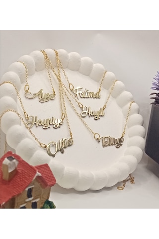 Hifa Diamond İsimli Kolye 9097131 Antik Gümüş