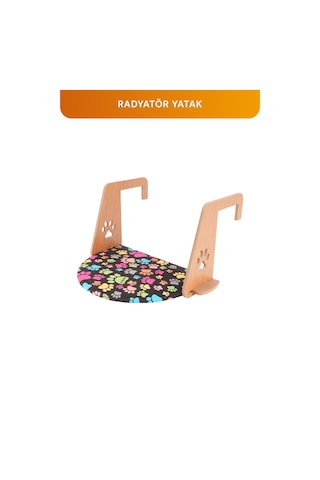 Desenli Kedi Kalorifer-petek Radyatör Yatağı