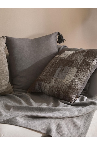 Ash Whisper 3'lü Kırlent Kılıf Seti Gri