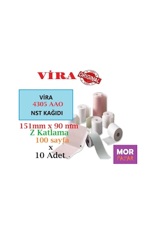 4305 Aao Nst Kagıdı 151 Mm X 90 Mm Z Katlama 100 Sayfa X 10 Adet