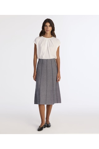 Yargıcı A Form Normal Bel Etek 25kket4003x 004 Lacivert