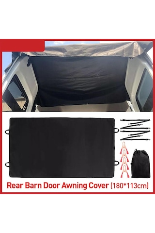 Karavan Karavan Arka Ahır Kapısı Tente Kapağı Su Geçirmez Dayanıklı