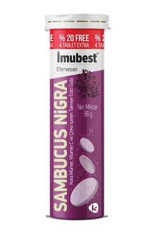 Imubest Kara Mürver Efervesan 24 Tablet