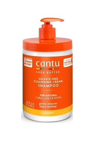 Cantu Shea Yağı Doğal Saçlar için Sülfat Içermeyen Temizleyici Krem Şampuan 709 G