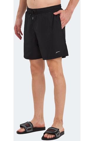 Slazenger RATING KTN Erkek Cepli Deniz Şortu Siyah Mayo