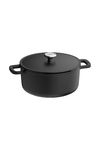 English Home Berghoff Leo Phantom Yapışmaz Kapaklı Derin Tencere 28 Cm - Grafit