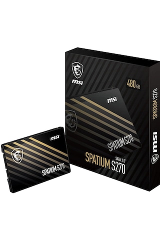 Msı Spatium S270 480gb 500-450mb/s Sata 2.5" Ssd