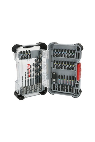 35 X Pro Impact Metal Set, 35 Parça Çelik, Dökme Demir, 200 X 107 Mm, Profesyonel Aksesuar Tornavida, Tornavida İçi