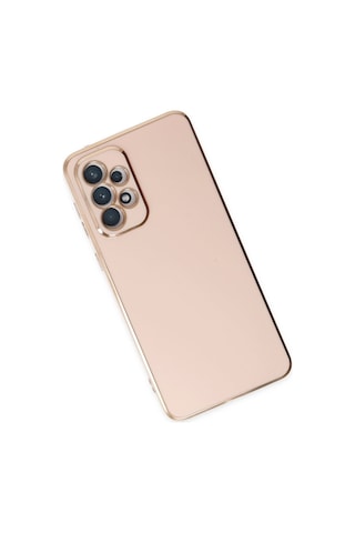 Samsung Galaxy Uyumlu A73 5g Kılıf Volet Silikon - Pembe Renk