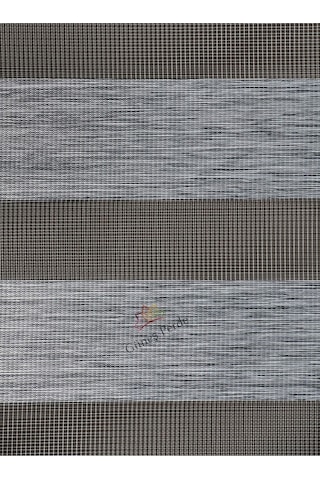 Gri Stor Zebra Perde Oygusuz Gri