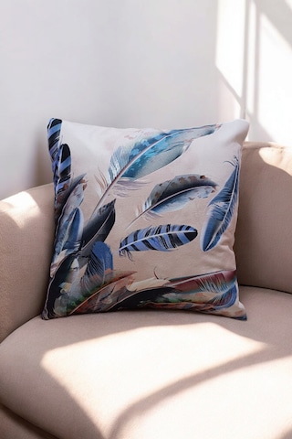 Modern Tarz Dijital Baskılı 4 Lü Dekoratif Kırlent Kılıfı Seti 43x43 Cm Şık Ve Renkli Tasarımlar Lila Rengi
