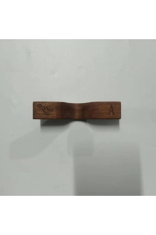 Ahşap Sayfa Destekli Başparmak Kitap Ayracı