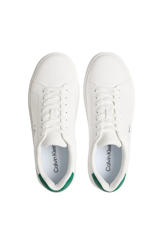 Erkek Classic Cup Laceup Lth Bt Woven Ayakkabı Ym0ym0144705o Beyaz