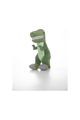 Sevimli Yeşil Dinozor, Tirex Peluş Oyuncak - Yumuşak Ve Eğlenceli Oyun Arkadaşı 40 Cm Yeşil