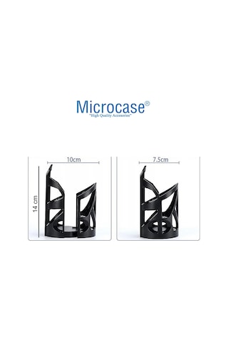 Motosiklet Bisiklet Bebek Arabası Biberon Bardak Tutucu - AL3643 Siyah