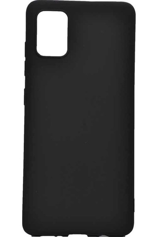 Samsung Uyumlu Galaxy A71 Kılıf Zore Premier Silikon Kapak-Siyah
