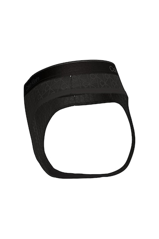 Calvin Klein Kadın Siyah Logo Detaylı Tanga-14825