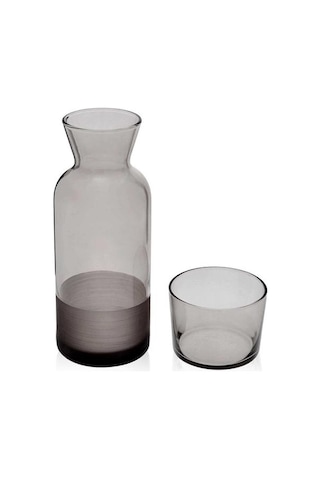 Rakle Matte Bardaklı Sürahi - Siyah - 700 Ml