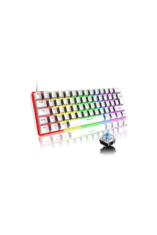 Atasoft T60 Mekanik Blue Switch Kablolu Oyuncu Klavye