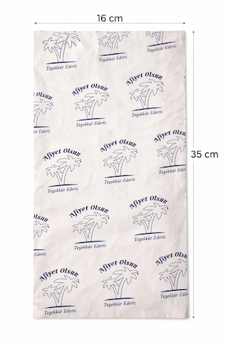 Poğaça Simit Gevrek Kese Kâğıdı Büyük Boy 16 X 35 Cm 50 Adet