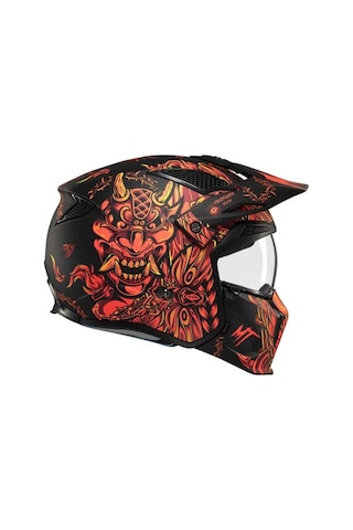 Mt Helmets Streetfighter S Helli Sh B5 Kask Siyah