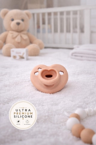 Tgm Baby Ultra Premium Silikon Kalpli Emzik Plus Açık Pembe
