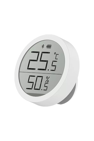 Aubyhe Qingping Bt Termometre Ve Higrometre Lite - Akıllı Sensörlü, 30 Gün Veri Saklama, Büyük Lcd Ekranlı, Beyaz Cgdk2