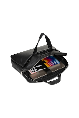 Classone Vıp Sd150 15.6 Suni Deri Laptop Çantası -siyah Siyah