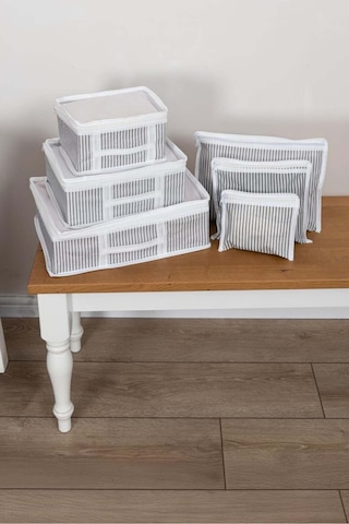 6 Parça Bavul Organizer, Valiz Organizer, Valiz Düzenleyici Desenli