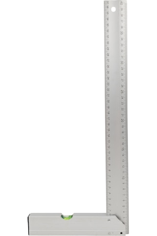Fixonic B.h.d Bhd00198 400mm/40cm Alüminyum L Marangoz Gönye/su Terazili