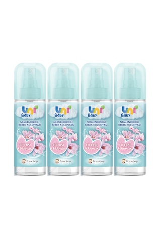Uni Baby Çiçeksi Kokular Bebek Kolonyası 4 X 150 Ml