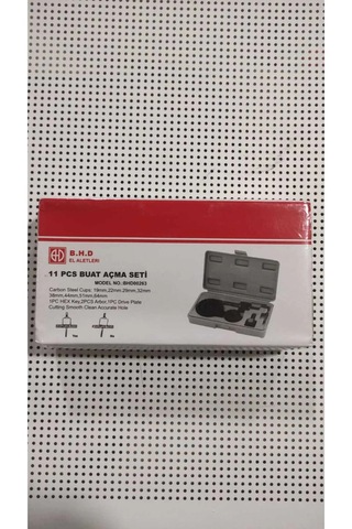 Bhd 11 Parça Buat Açma Seti Bhd00263 19mm-64mm Boyutlarıyla Dayanıklı Materyal