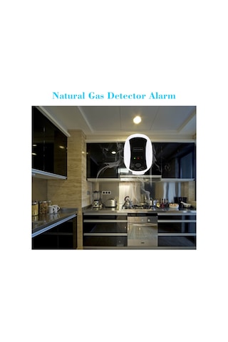 Lemestar "yüksek Hassasiyetli Doğalgaz Kaçak Dedektörü - Ev Ve Ofis Güvenliği İçin Sesli Ve Işıklı Alarm"