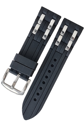 Guess Guw0366g1 Modeli Siyah Silikon Saat Kordonu