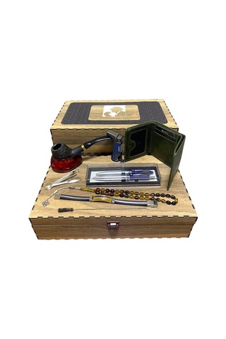 Pipsan Pipo Ahlat Ağacı Balsa Filitreli Çakmaklı Cüzdan Bileklik Tesbih Set 605736-509210