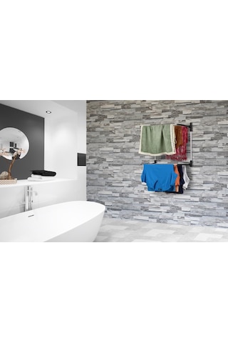 Biricik Kapı Arkası 2 Katlı Çamaşır Kurutmalık Siyah