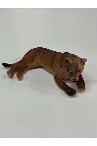 Plastik Oyuncak Büyük Boy Hayvan Puma Dağ Aslanı 17 Cm