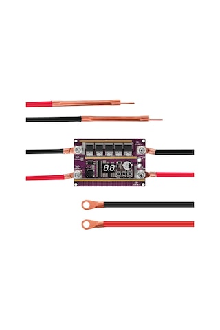 Mufunye Güç Ayarlı Mini Nokta Kaynak Cihazı - 0.1-0.3mm Nikel Levha, Silindirik Li-ion Ve Ni-mh Piller İçin Dijital Kontrol