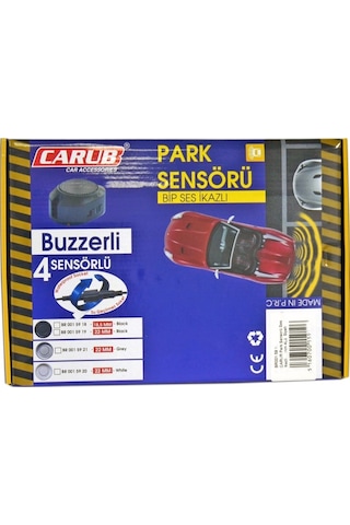 Carub Park Sensörü Ses İkazlı Siyah 18.5Mm Br0015918