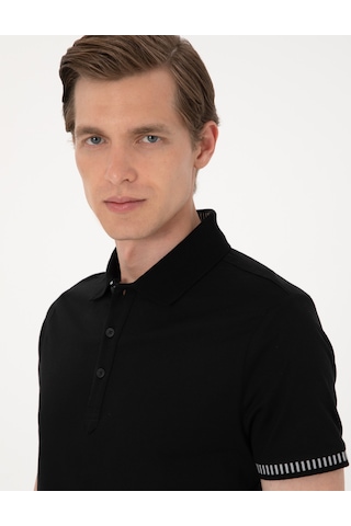 Pierre Cardin Erkek Siyah Tişört 50302616-vr046 Siyah
